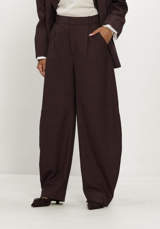 GESTUZ Dames Broeken Gzlavana Hw Pants Bruin