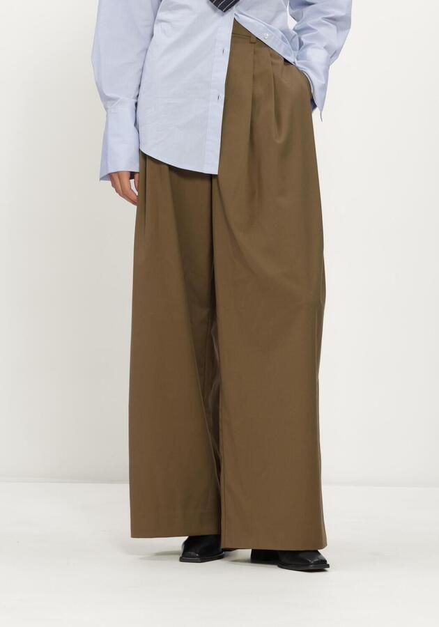 GESTUZ Dames Broeken Gzolivia Hw Pants Khaki