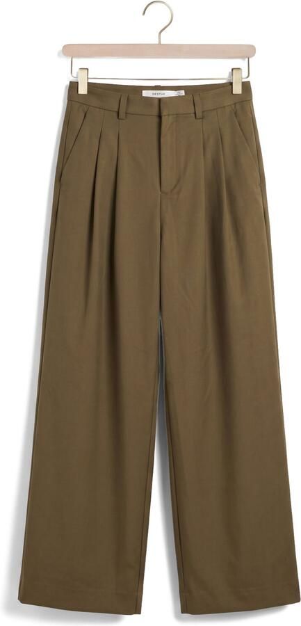 GESTUZ Dames Broeken Gzolivia Hw Pants Khaki - Foto 4