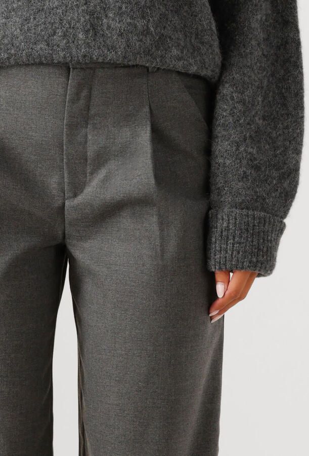 GESTUZ Dames Broeken Gzpaula Melange Mw Wide Pants Grijs - Foto 5