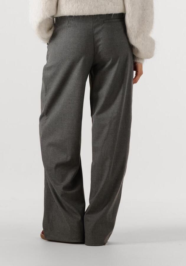 GESTUZ Dames Broeken Gzpaula Melange Mw Wide Pants Grijs - Foto 3