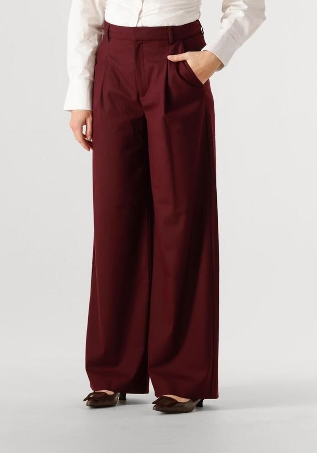 GESTUZ Dames Broeken Gzpaula Mw Pants Bordeaux - Foto 4