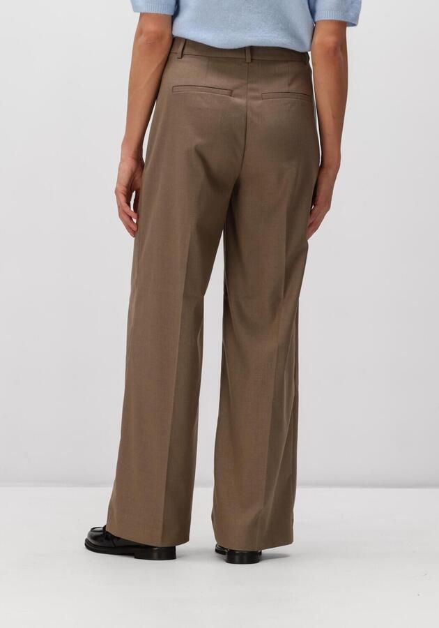 GESTUZ Dames Broeken Gzpaula Mw Straight Pants Taupe - Foto 2