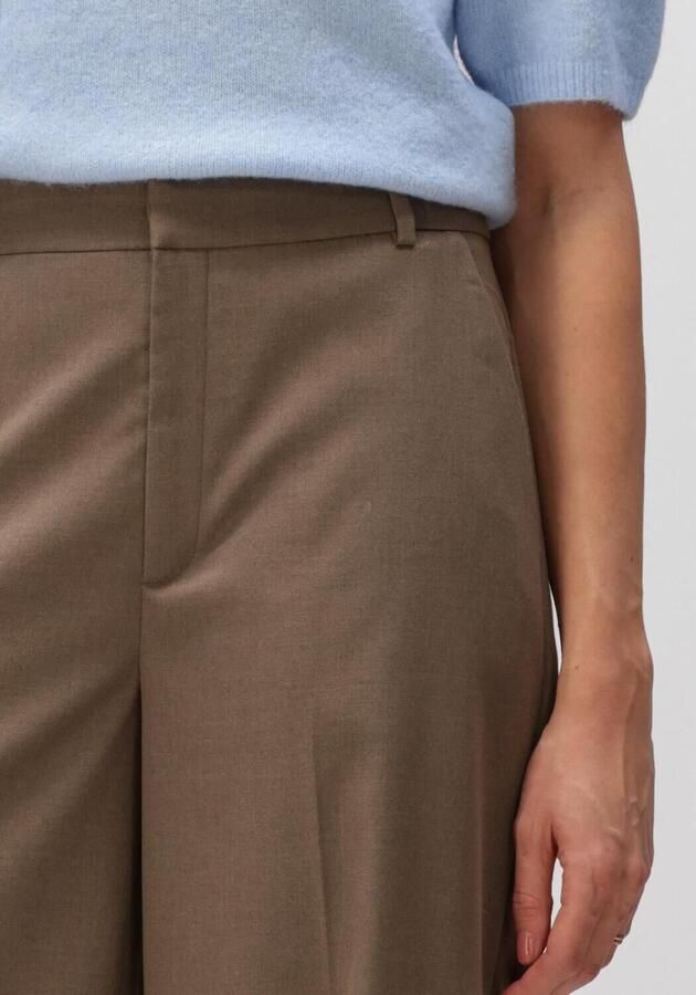 GESTUZ Dames Broeken Gzpaula Mw Straight Pants Taupe - Foto 3
