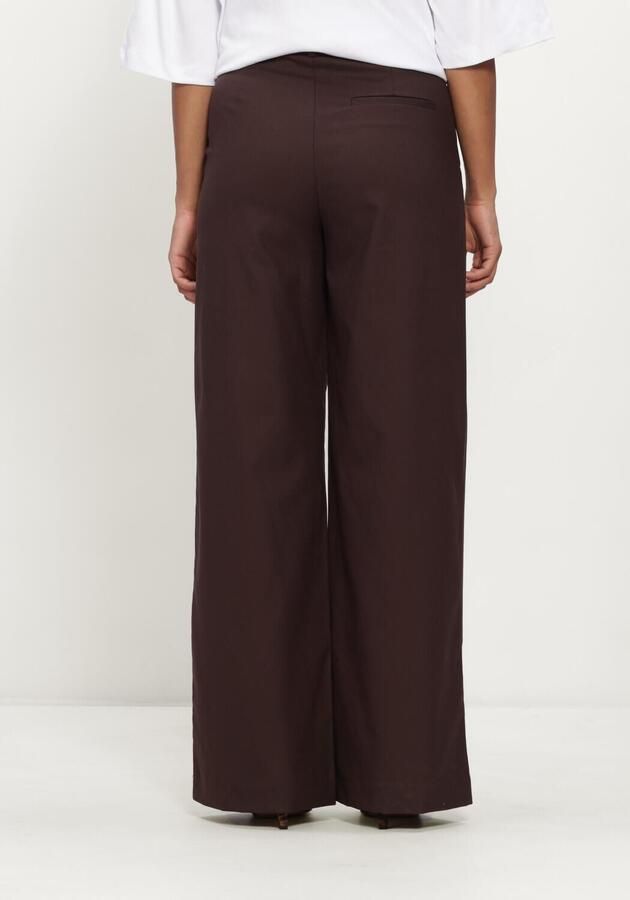 GESTUZ Dames Broeken Gzpaula Mw Wide Pants Bruin - Foto 2