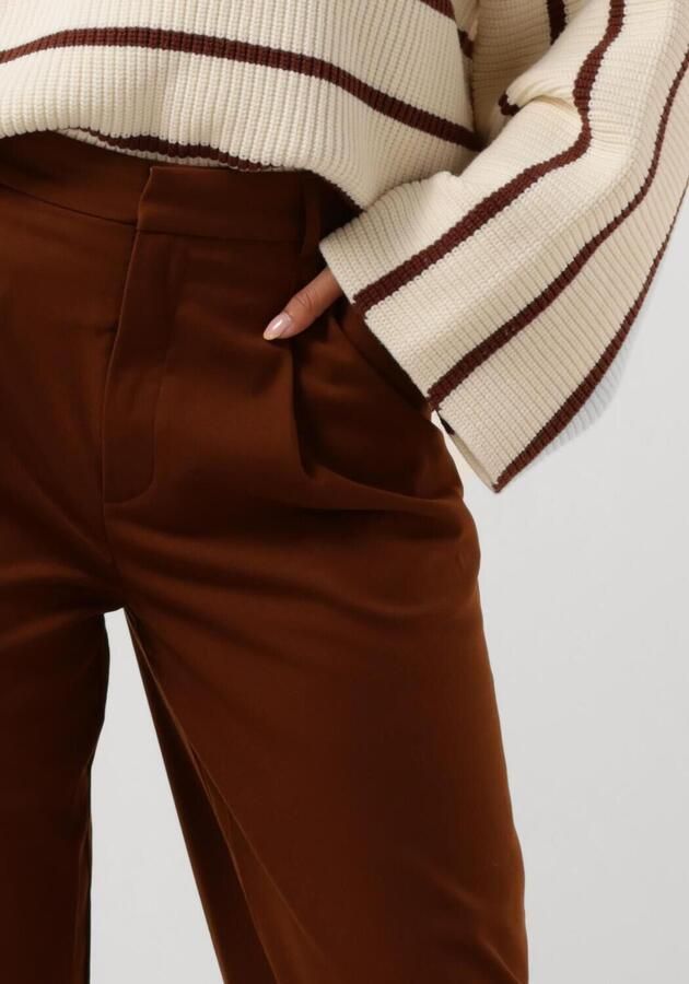 GESTUZ Dames Broeken Paulagz Mw Wide Pants Bruin - Foto 2