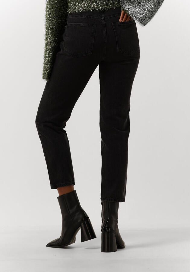 Gestuz Stijlvolle High-Waisted Mom Jeans Zwart Dames