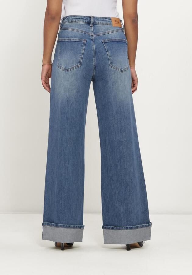 GESTUZ Dames Jeans Gzsara Hw Wide Jeans Blauw - Foto 2