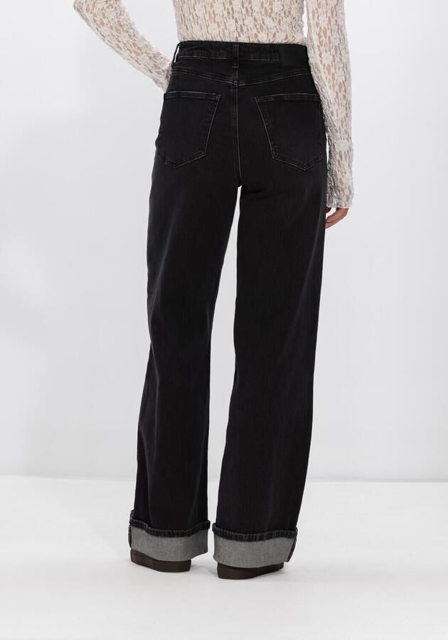 GESTUZ Dames Jeans Gzsara Hw Wide Jeans Zwart - Foto 2