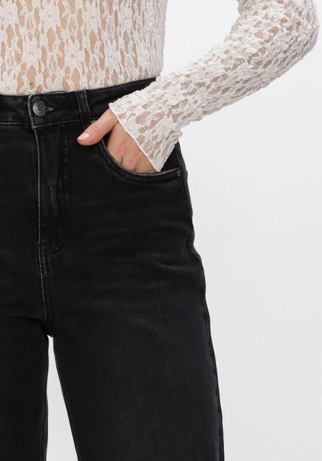 GESTUZ Dames Jeans Gzsara Hw Wide Jeans Zwart - Foto 3