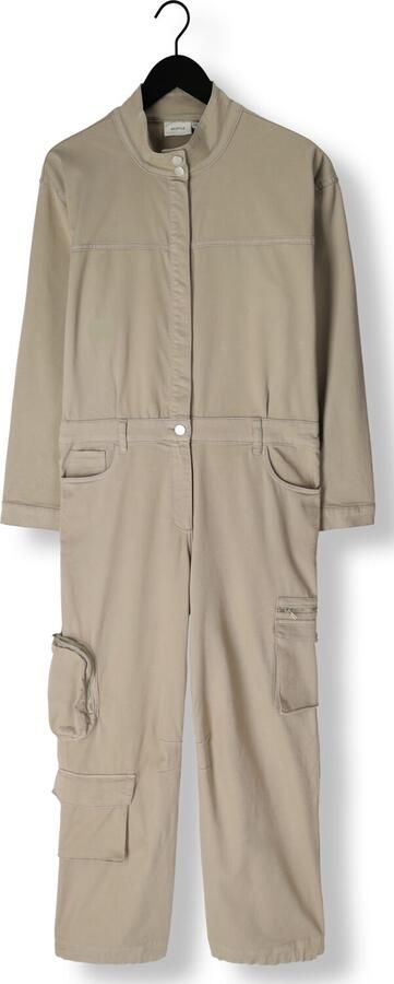 Gestuz Cargo-geïnspireerde jumpsuit met lange mouwen en hoge hals Green Dames - Foto 3