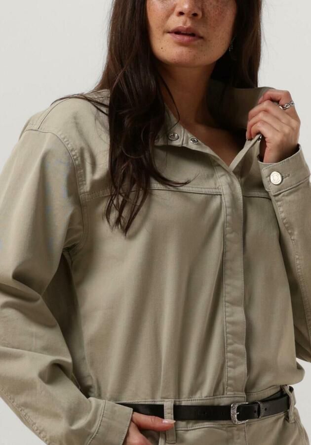 Gestuz Cargo-geïnspireerde jumpsuit met lange mouwen en hoge hals Green Dames - Foto 2