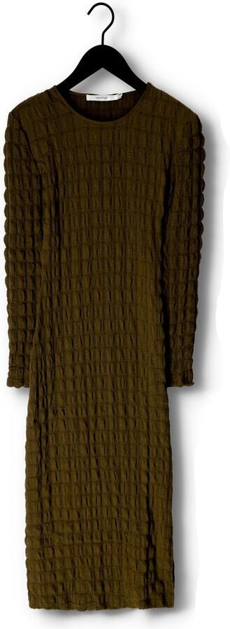 Gestuz AllenyGZ textured dress Groen Dames - Foto 3