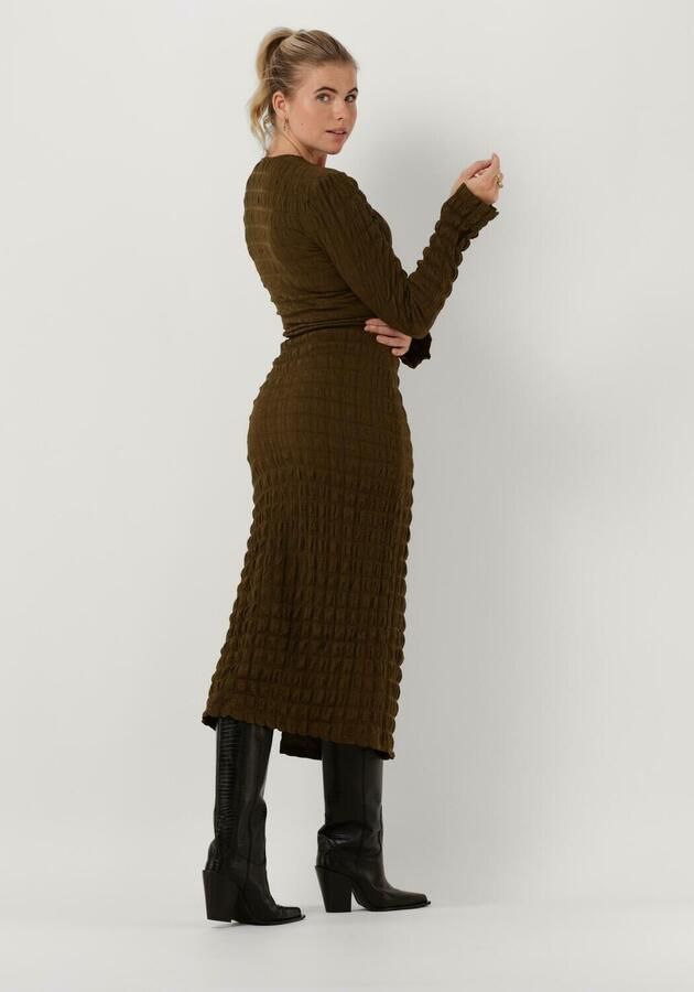 Gestuz AllenyGZ textured dress Groen Dames
