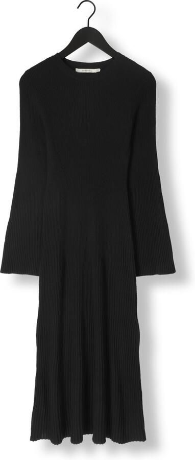Gestuz Zwarte Wol Jurk Elegante Stijl Black Dames - Foto 3
