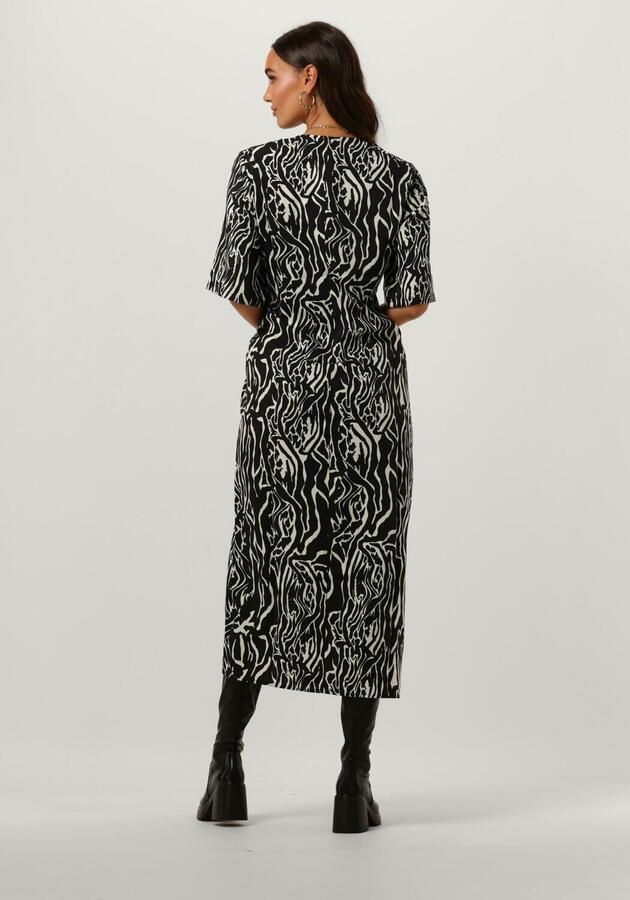 Gestuz Art Zebra P Midi Jurk Stijlvol en Opvallend Meerkleurig Dames