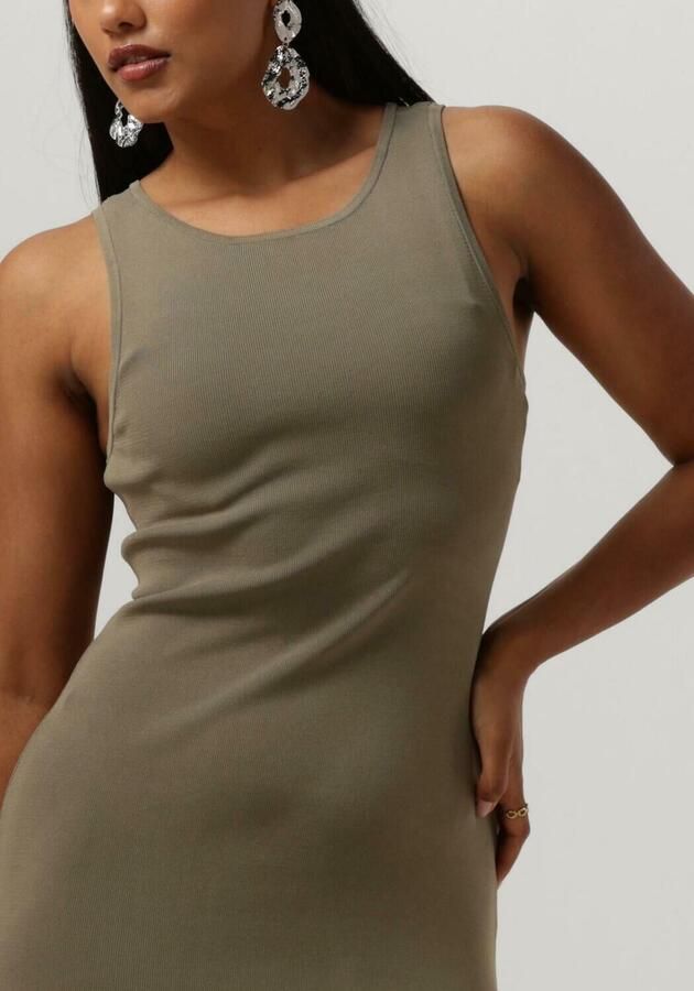 GESTUZ Dames Jurken Briellegz Sl Rib Dress Groen - Foto 2