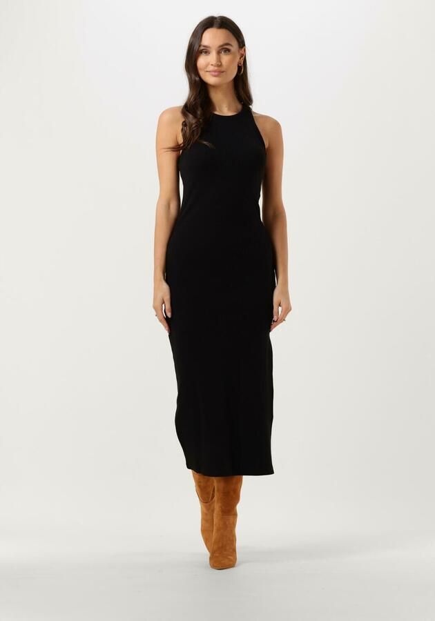 Gestuz Eenvoudige en Elegante Lange Jurk Black Dames - Foto 4