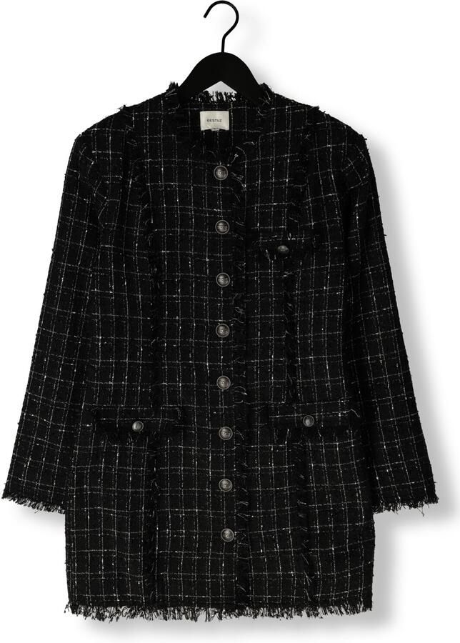 Gestuz Zwarte Mini Jurk voor Stijlvolle Vrouwen Black Dames