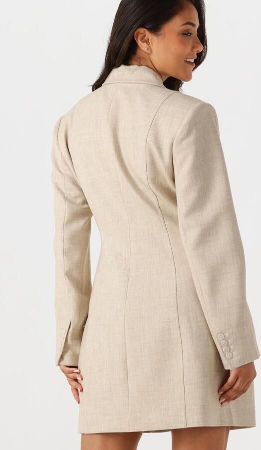 Gestuz Elegante Blazer Jurk Light Sand Melange Beige Dames - Foto 3
