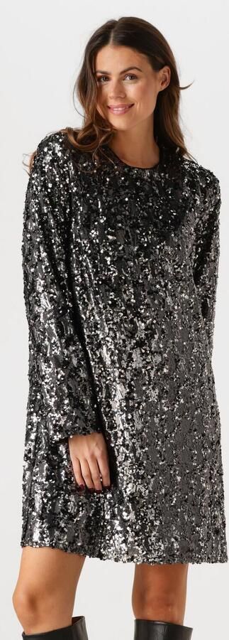 Gestuz Knielange jurk met pailletten model 'Salina' - Foto 4