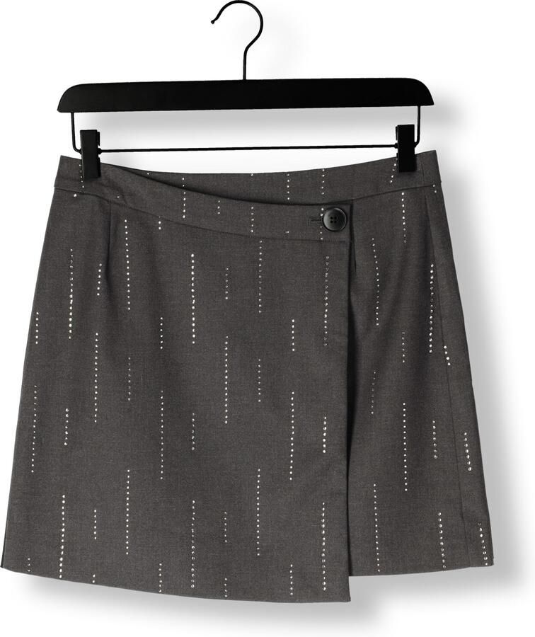 GESTUZ Dames Rokken Gzadira Mw Wrap Skirt Donkergrijs