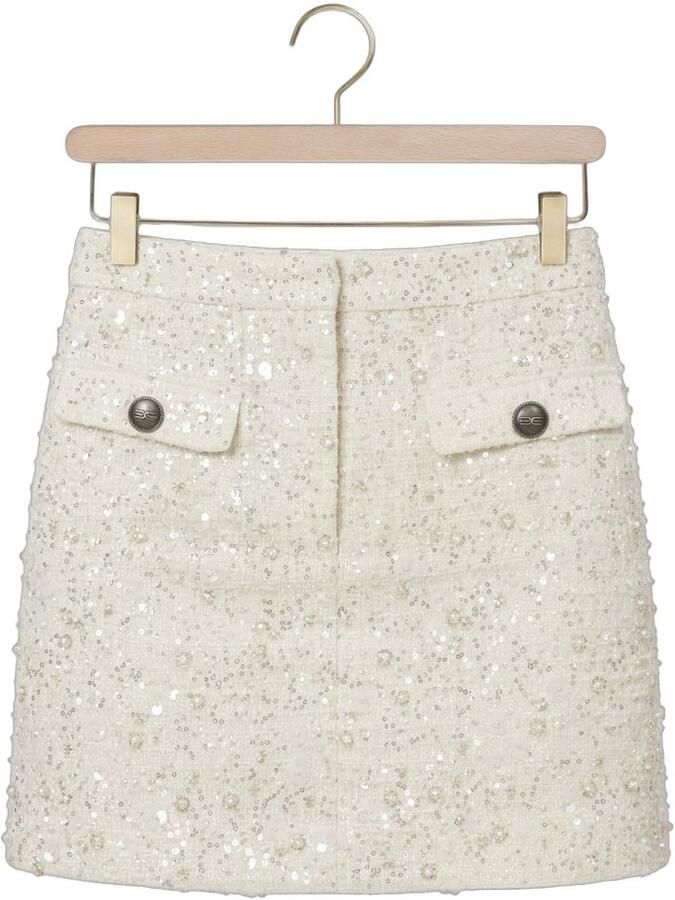GESTUZ Dames Rokken Gzchanaya Mw Skirt Creme - Foto 2