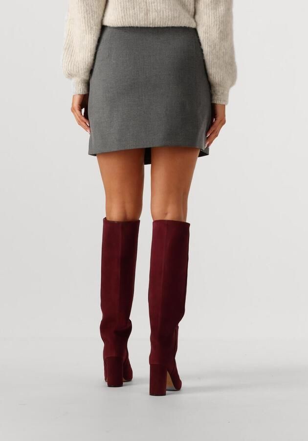 GESTUZ Dames Rokken Gzpaula Melange Mw Wrap Skirt Grijs - Foto 2