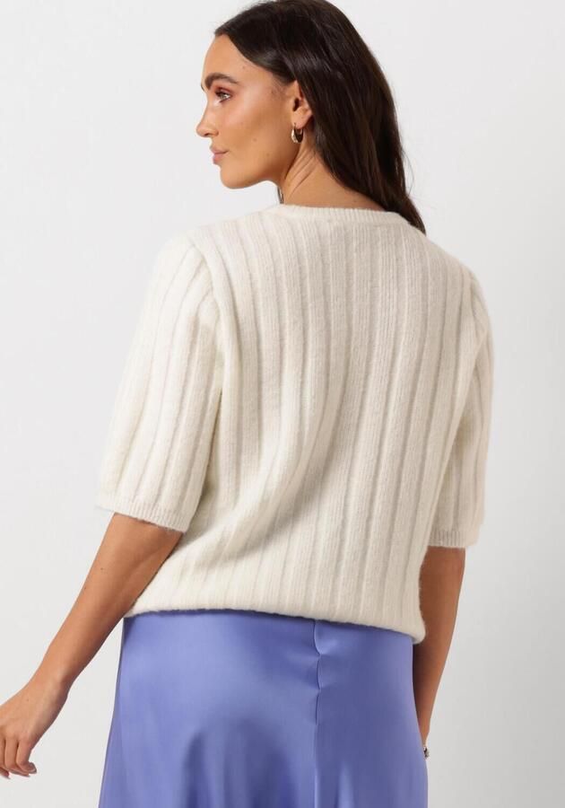 Gestuz Offwhite Alphagz Korte Pullover Trui White Dames - Foto 2