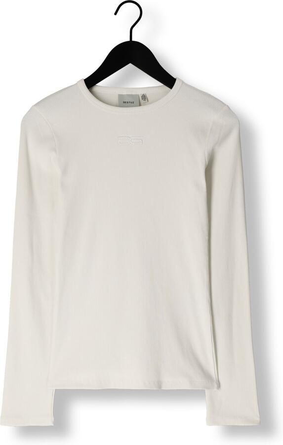 GESTUZ Dames Tops & T-shirts Drewgz Logo Top Gebroken Wit - Foto 3