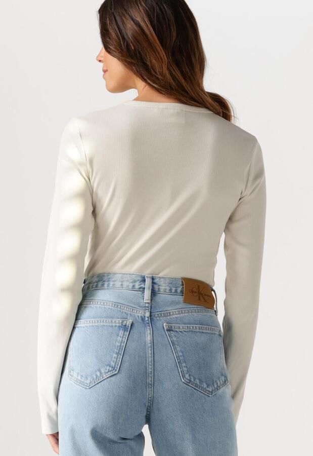 GESTUZ Dames Tops & T-shirts Drewgz Logo Top Gebroken Wit - Foto 2