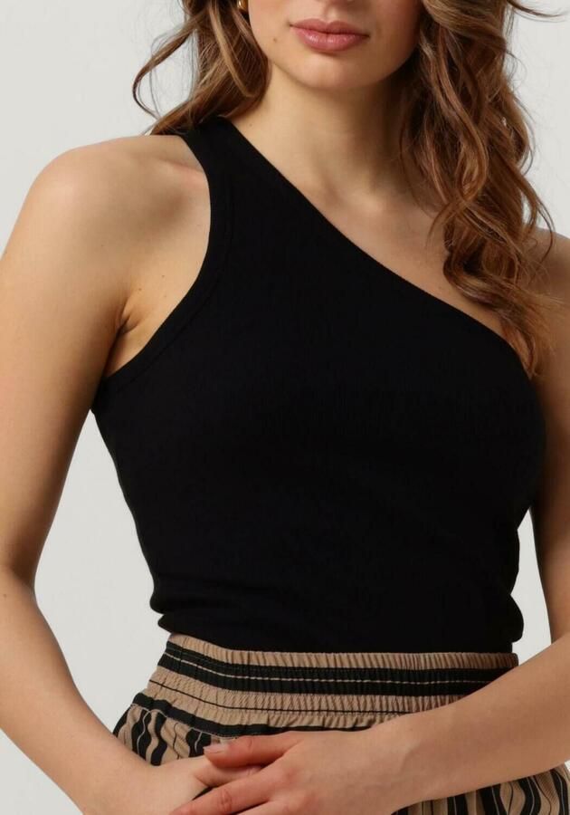 GESTUZ Dames Tops & T-shirts Drewgz One Shoulder Zwart - Foto 2