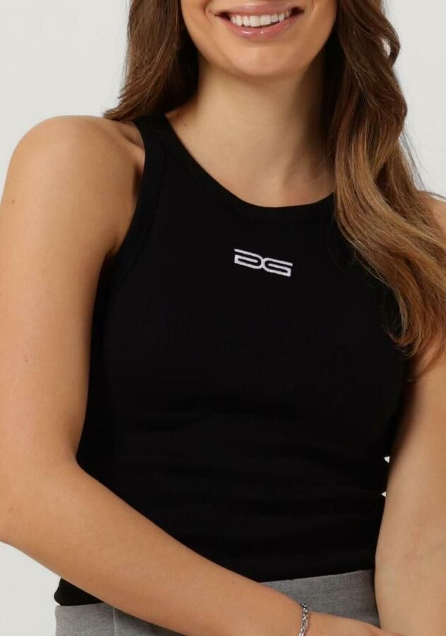 GESTUZ Dames Tops & T-shirts Drewgz Sl Logo Tank Zwart