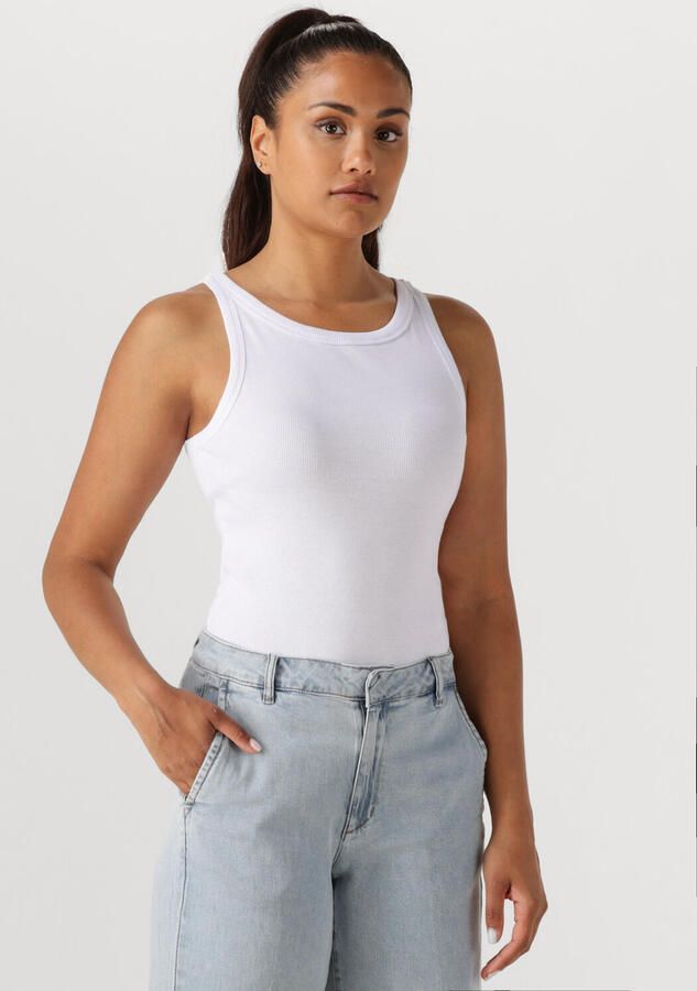 GESTUZ Dames Tops & T-shirts Drewgz Sl Top Noos Wit - Foto 4