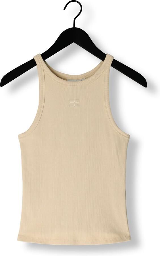 GESTUZ Dames Tops & T-shirts Gzdrew Logo Tank 2.0 Creme - Foto 2