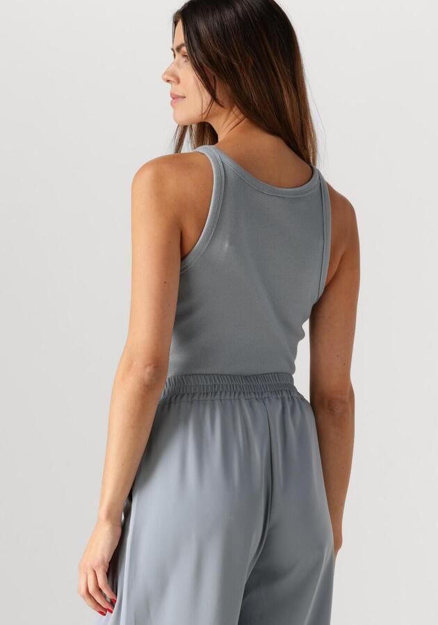 GESTUZ Dames Tops & T-shirts Gzdrew Logo Tank 2.0 Grijs - Foto 2