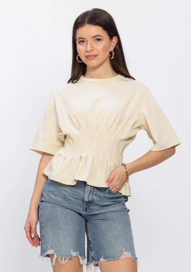 GESTUZ Dames Tops & T-shirts Gzinez Tee Creme