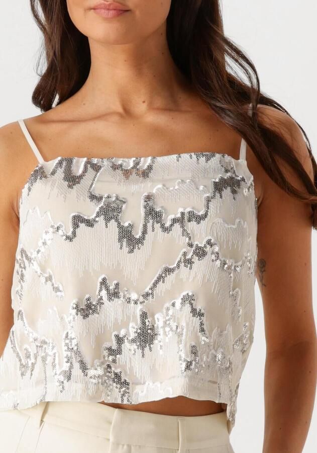 GESTUZ Dames Tops & T-shirts Gzsagina Singlet Top Ecru