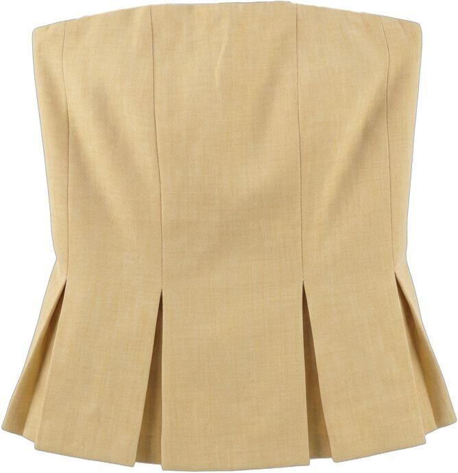 GESTUZ Dames Tops & T-shirts Gzstacy Corsage Butter Yellow - Foto 4