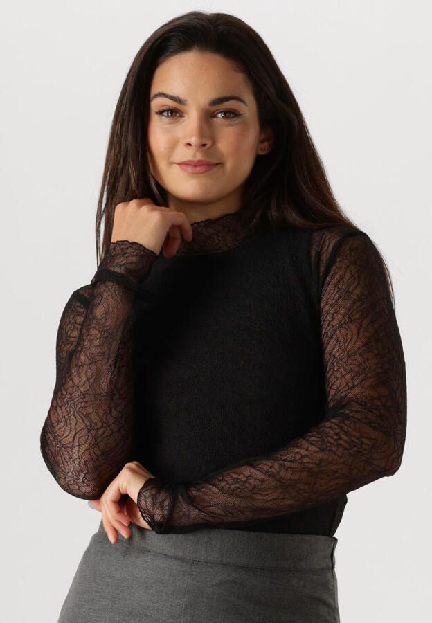 GESTUZ Dames Tops & T-shirts Laiagz Lace Blouse Zwart - Foto 4