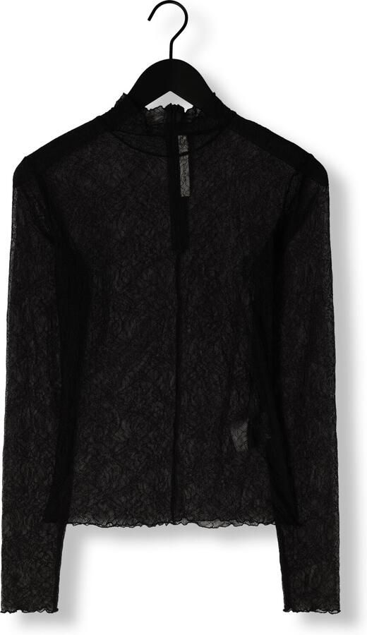 GESTUZ Dames Tops & T-shirts Laiagz Lace Blouse Zwart - Foto 3