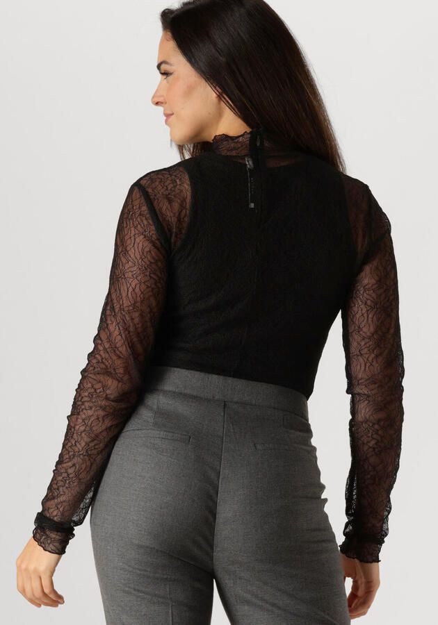 GESTUZ Dames Tops & T-shirts Laiagz Lace Blouse Zwart