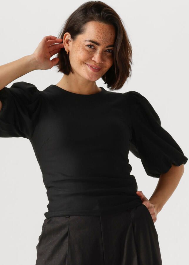 GESTUZ Dames Tops & T-shirts Rifagz Balloon Blouse Zwart - Foto 4