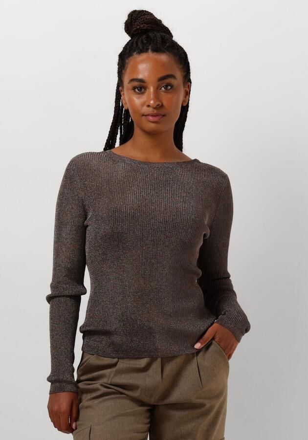 Gestuz Gebreide pullover met extra brede schouders model 'Silvi' - Foto 4