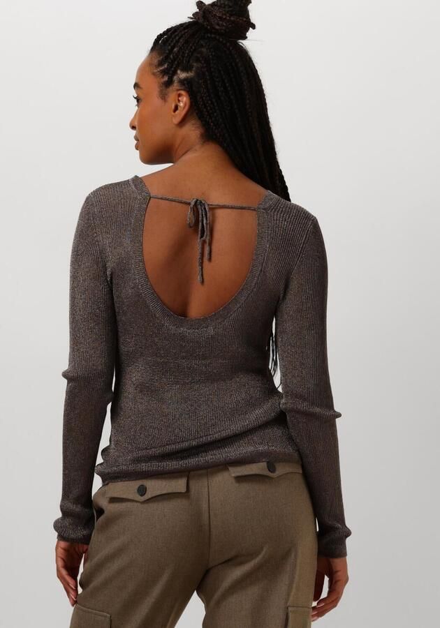 Gestuz Gebreide pullover met extra brede schouders model 'Silvi'