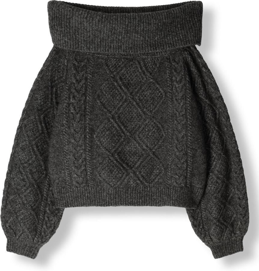 GESTUZ Dames Truien & Vesten Adiegz Off Shoulder Grijs