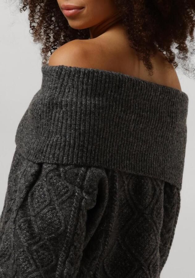 GESTUZ Dames Truien & Vesten Adiegz Off Shoulder Grijs - Foto 2