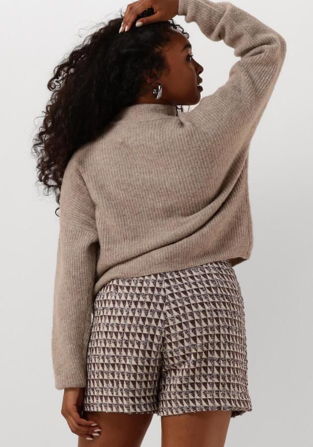 Gestuz Gebreid jack van alpacamix met opstaande kraag model 'Alpha' - Foto 2