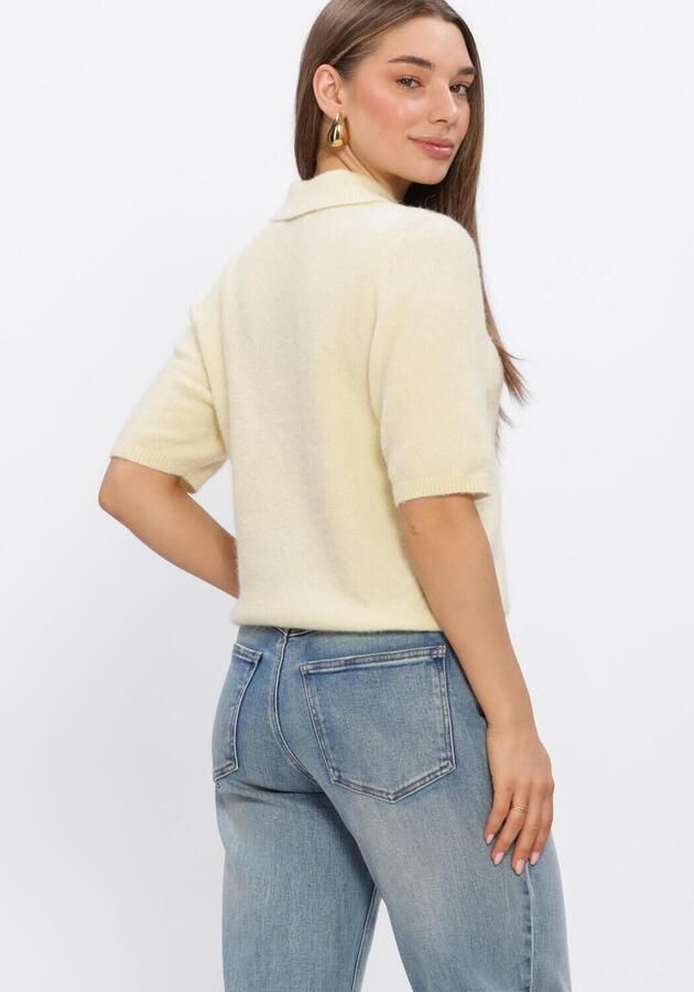 GESTUZ Dames Truien & Vesten Gzalpha Ss Polo Pullover Creme - Foto 3