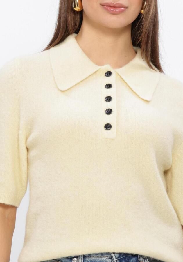 GESTUZ Dames Truien & Vesten Gzalpha Ss Polo Pullover Creme - Foto 4